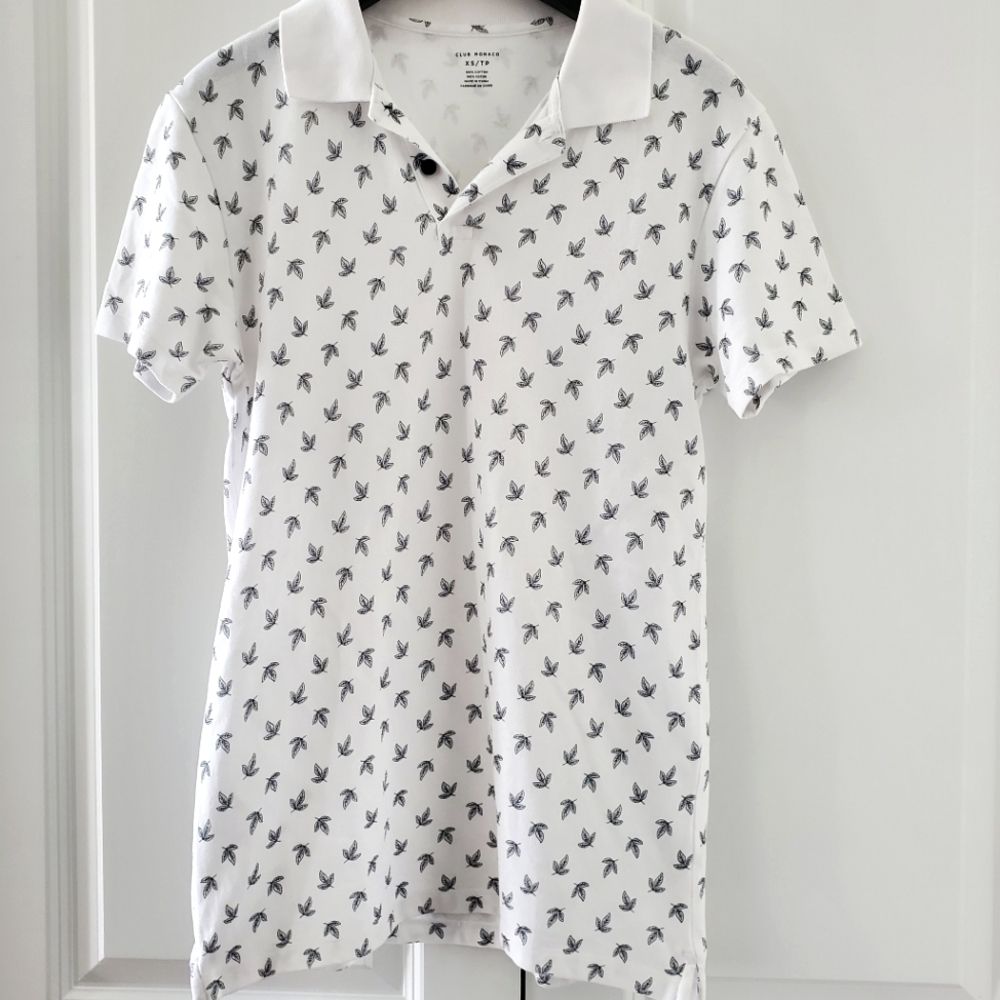 *Like New* Club Monaco Polo Cotton Short Sleeve Shirt US XS 👕